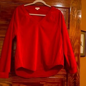 Gorgeous Red Volour Dylan long sleeve top